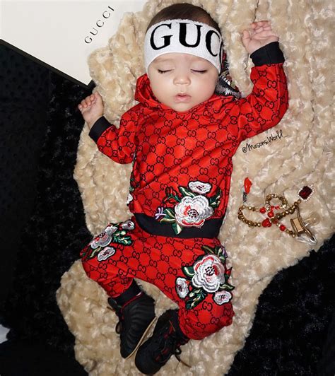 baby gucci shirts|newborn baby wearing Gucci.